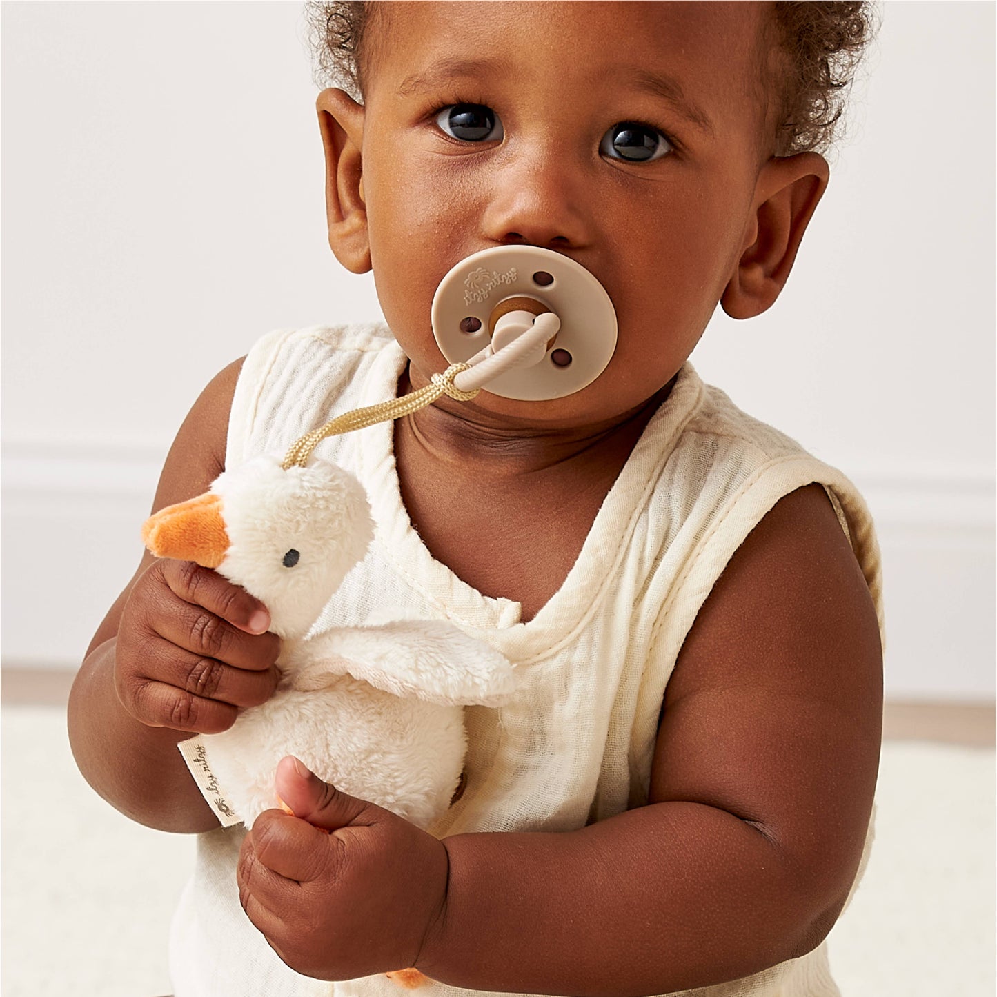 Itzy Bitzy Pal Natural Rubber Pacifier & Plush