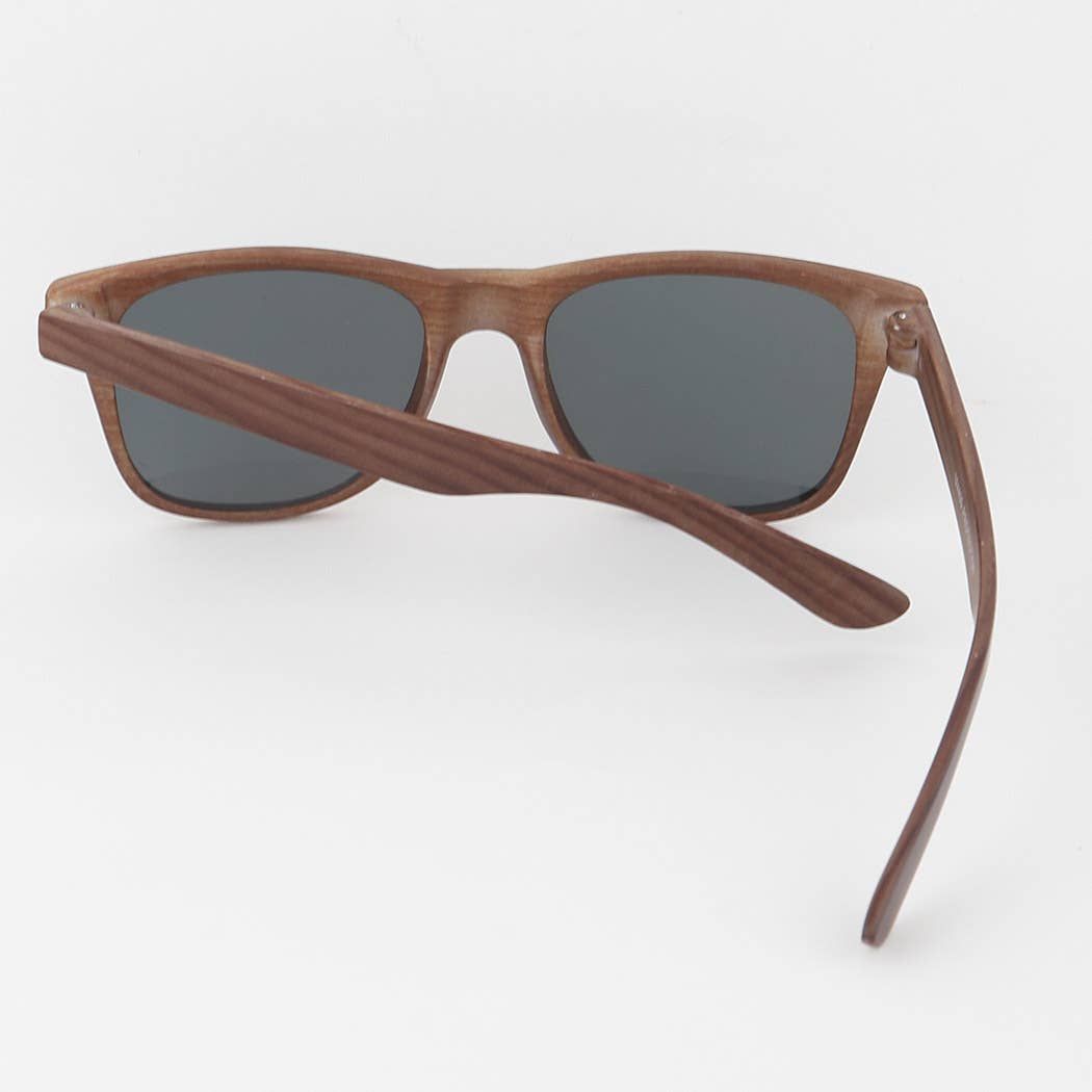 Kids Multi Wood Tinted Sunglasses