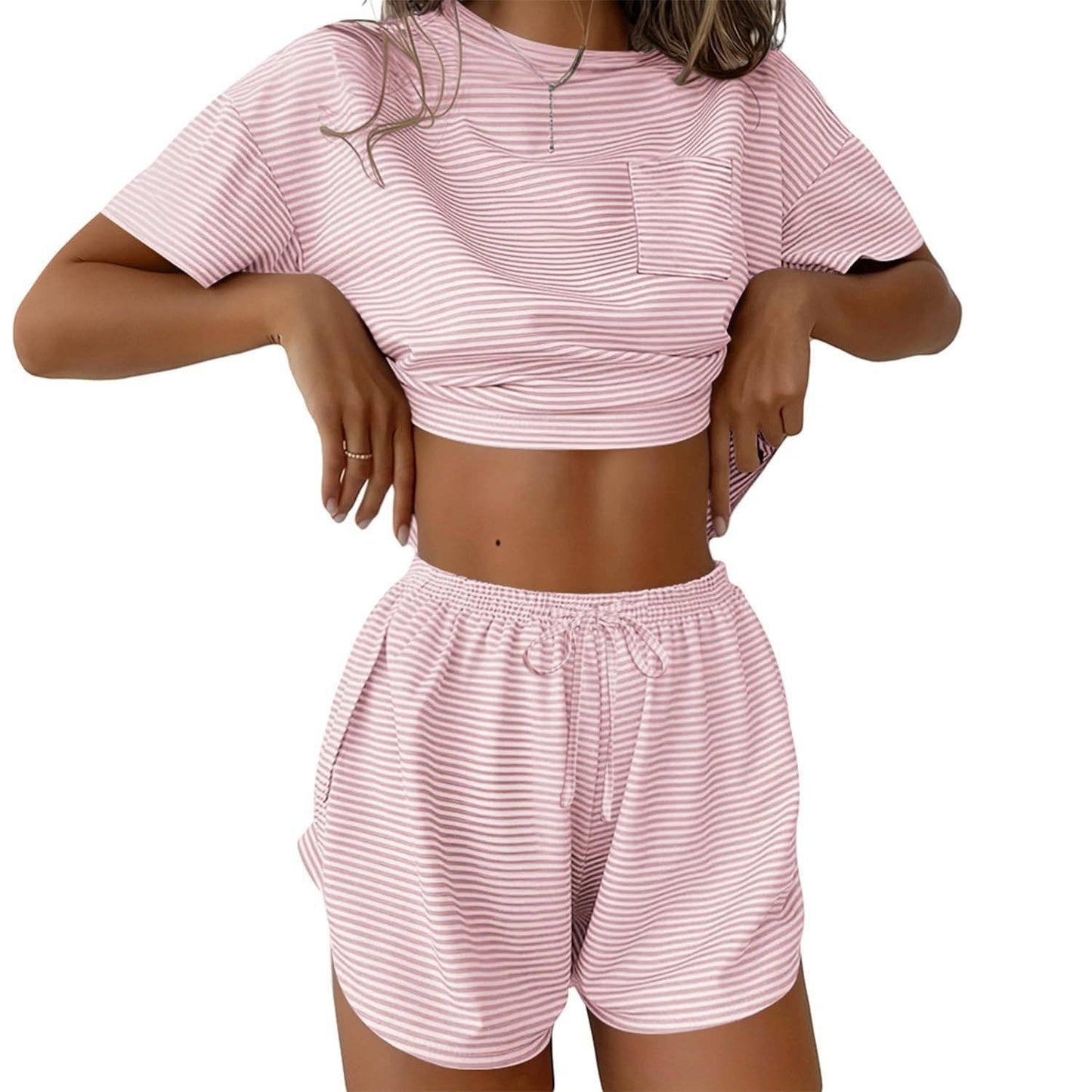 Sabrina Stripe Lounge Set