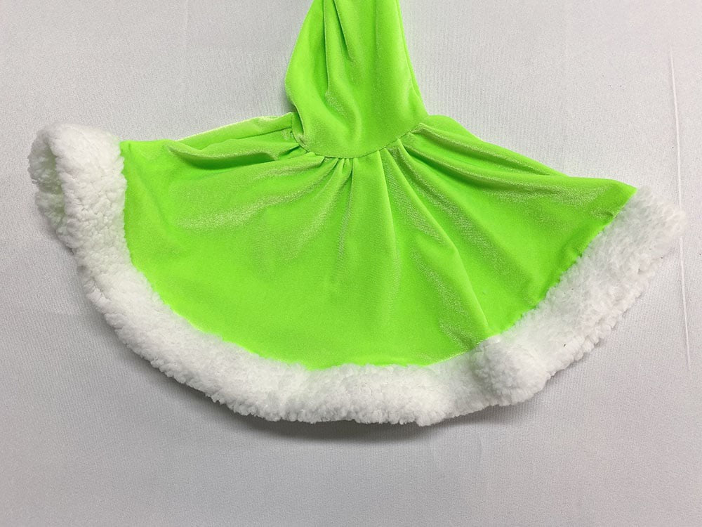 Grinchy Green Christmas Bell Bottoms