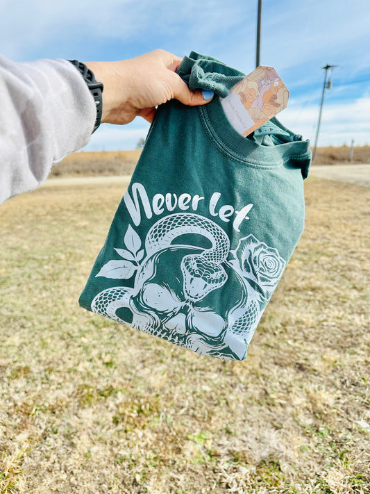 Never Let The Same Snake Bite You Twice Comfort Color Tee RTS