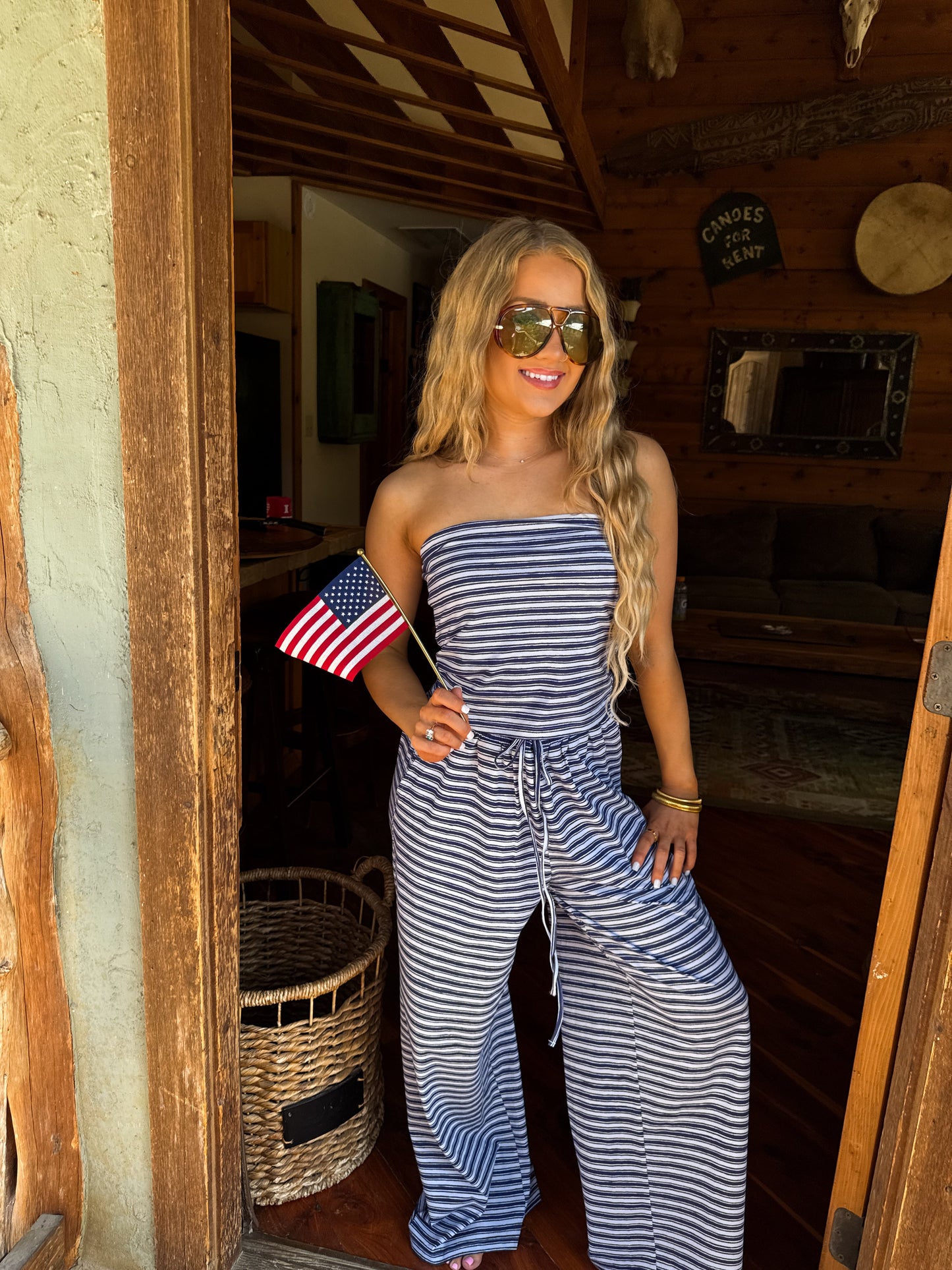 All American Babe Stripe Set