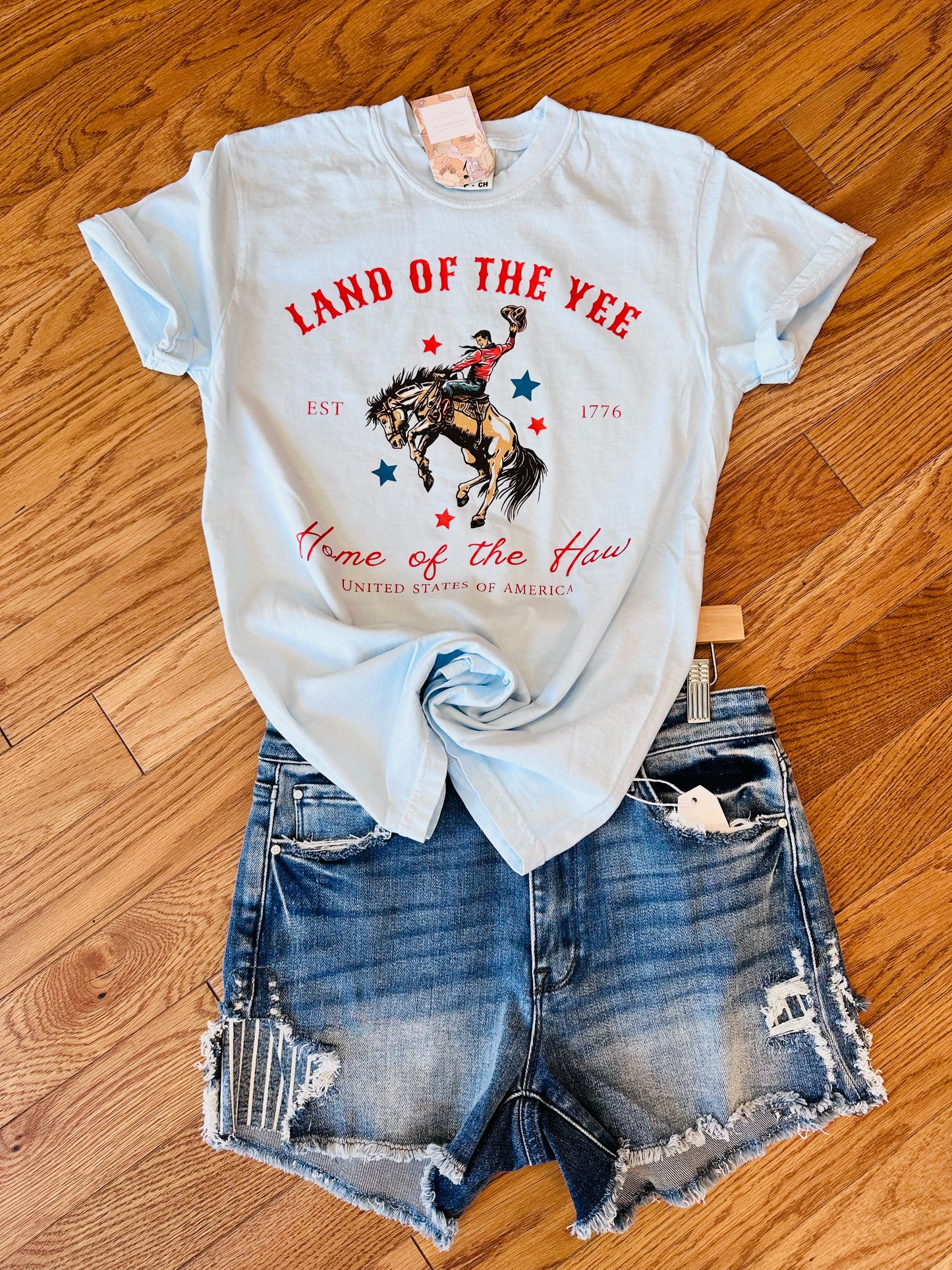 Land of the YEE Home of the HAW Tee