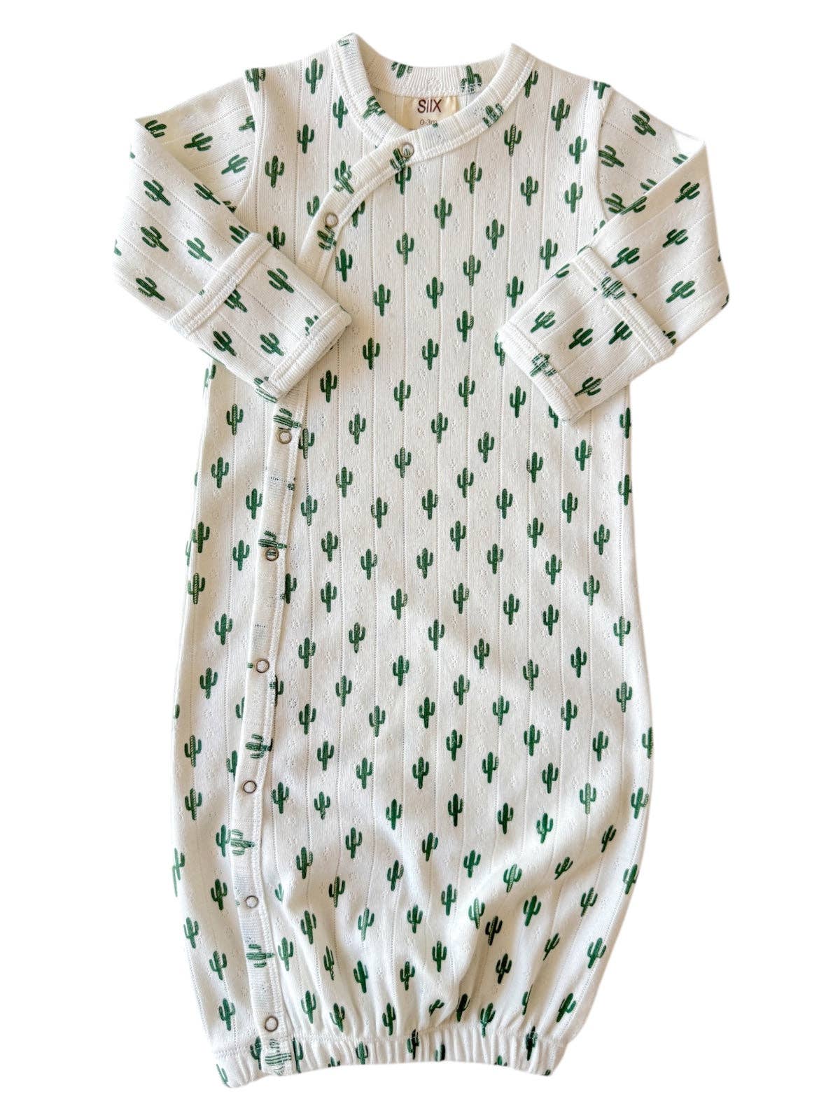 Cactus Organic Pointelle Sleep Gown
