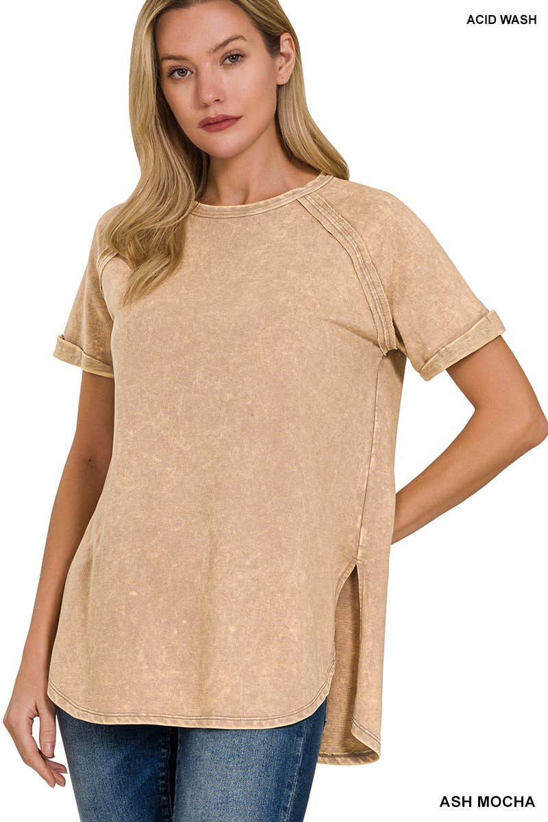 Faith French Terry Vintage Wash Tee
