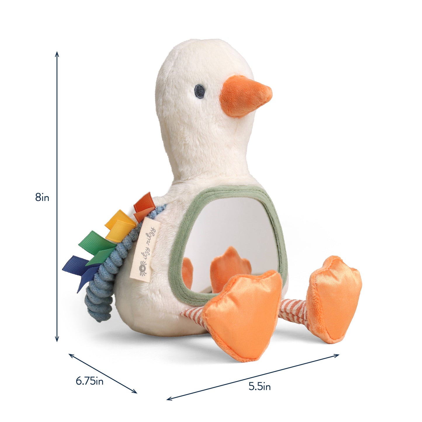 *NEW* Itzy Bitzy Mirror™ Sensory Tummy Time Mirror - Goose