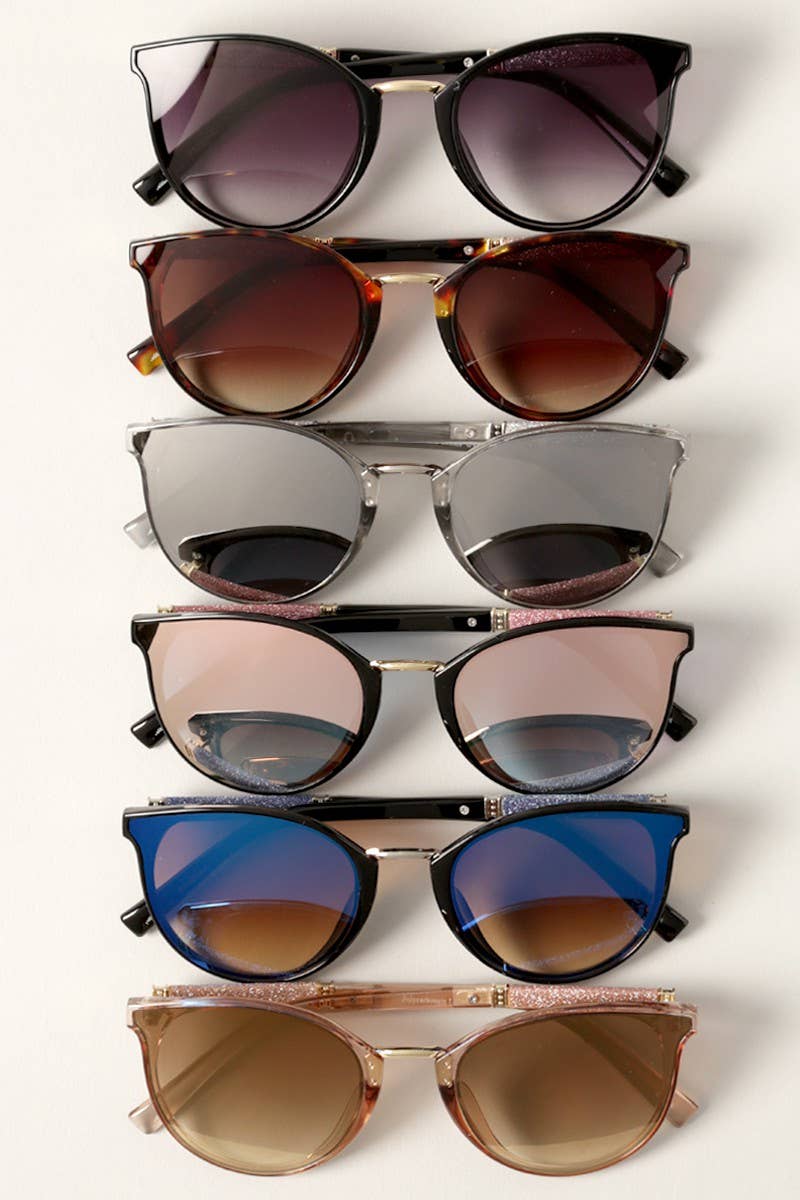 Librarian Glitter Arm Sunnies