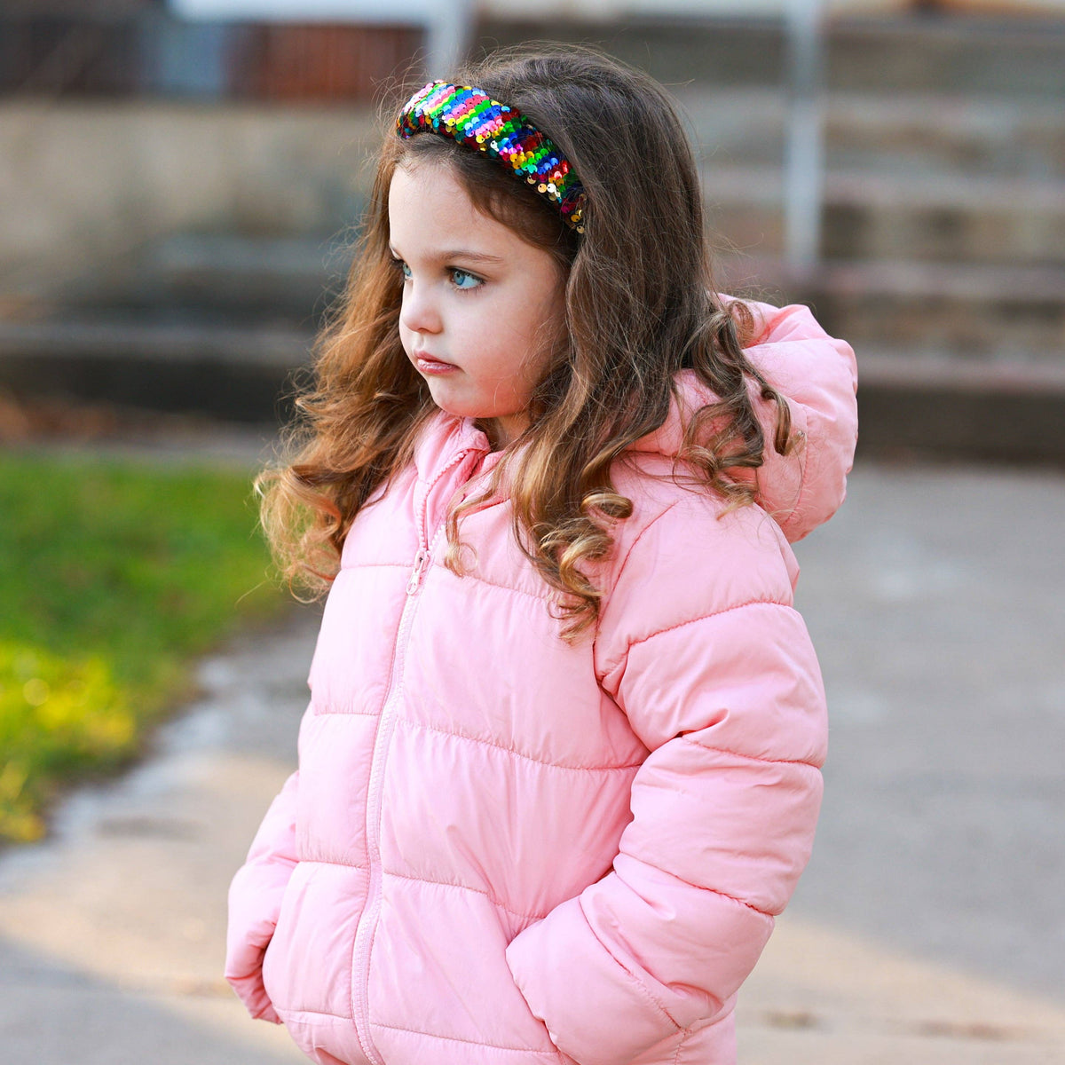 Reversible Sequins Headband