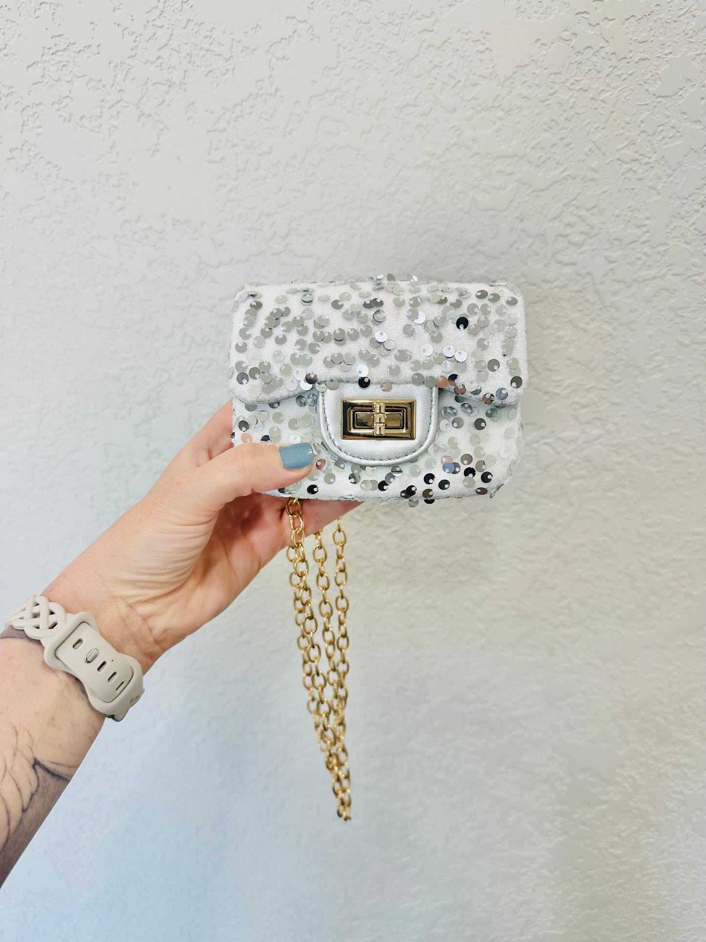 Sarah Sequin Mini Purse