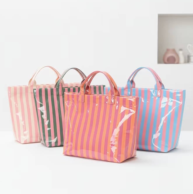Warmer Weather Striped Totes