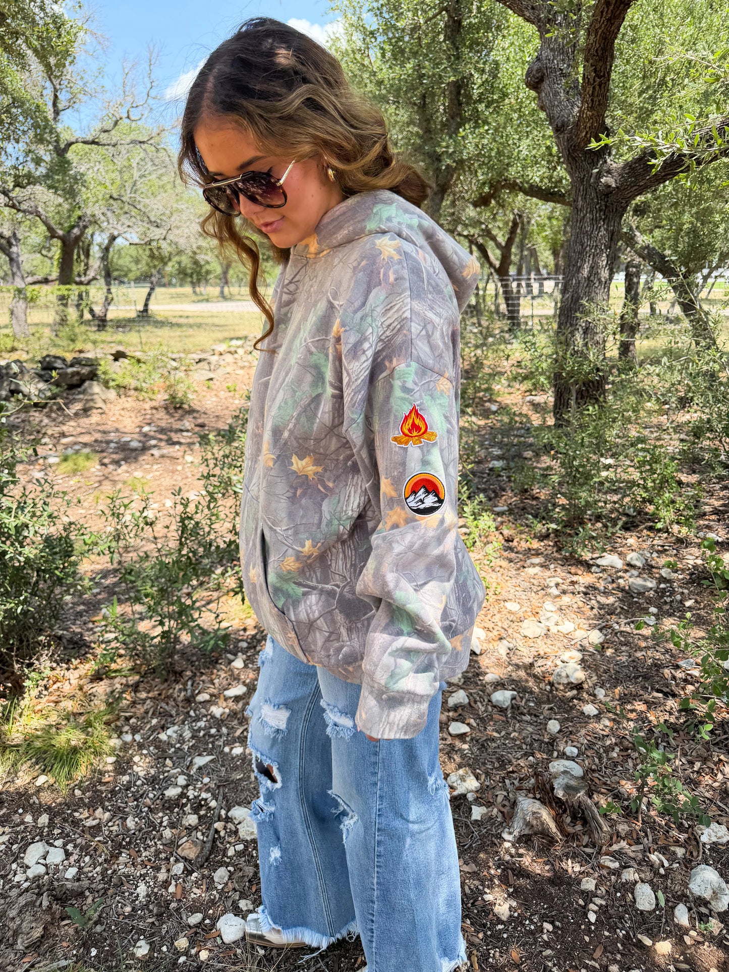 Hidden Trail Camo Hooded Pullover PREO