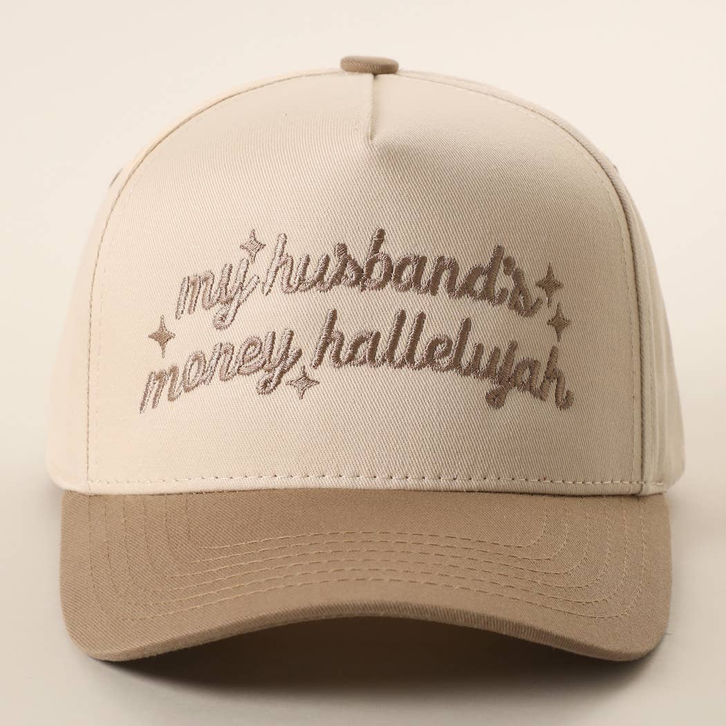 My Husband's Money Hallelujah Trucker Hat