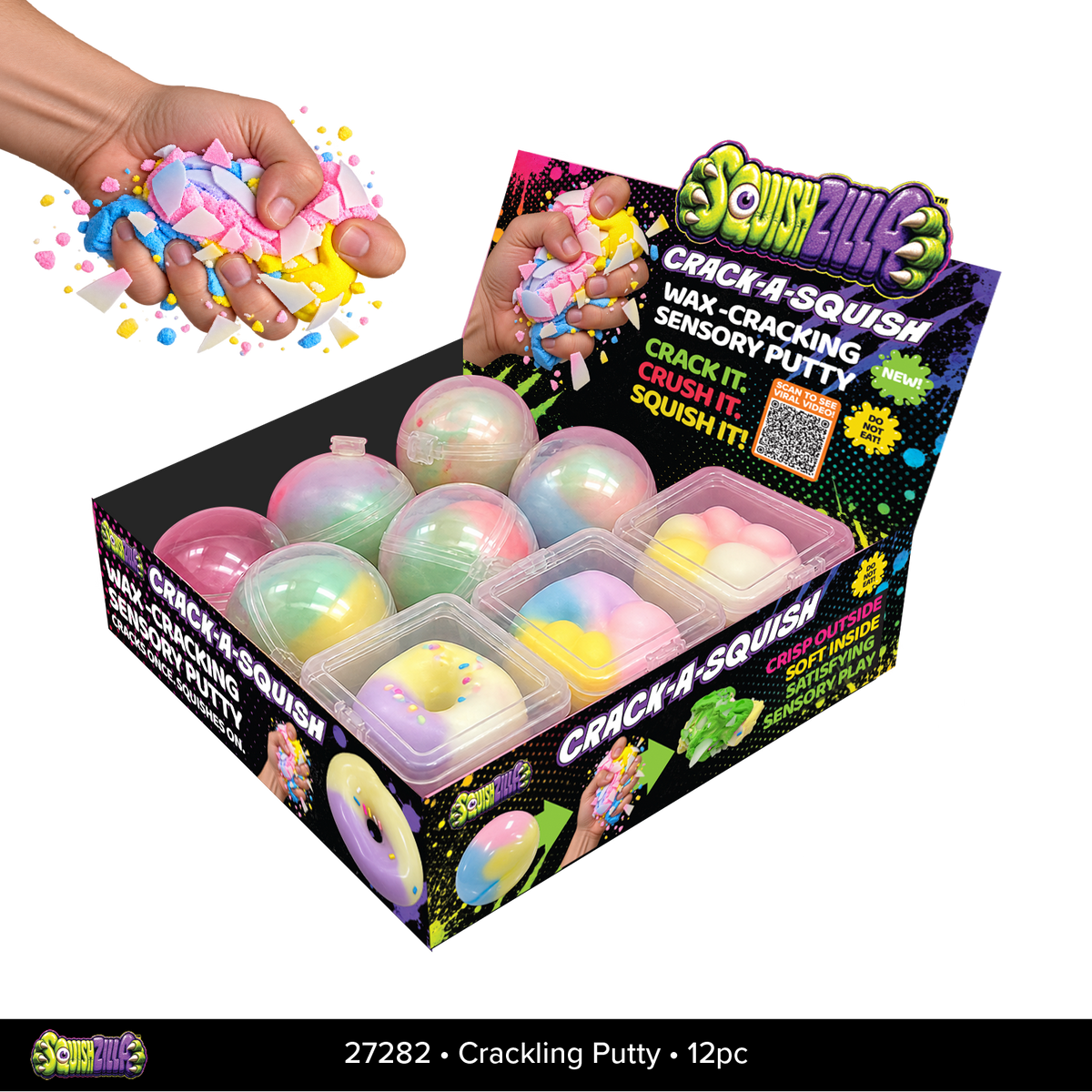Wax-Cracking Sensory Colorful Putty