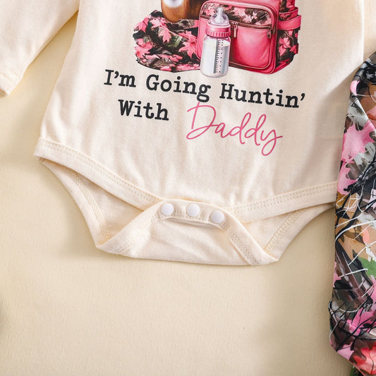 Pack My Diaper Bag, I’m Going Hunting With Daddy SET PreO