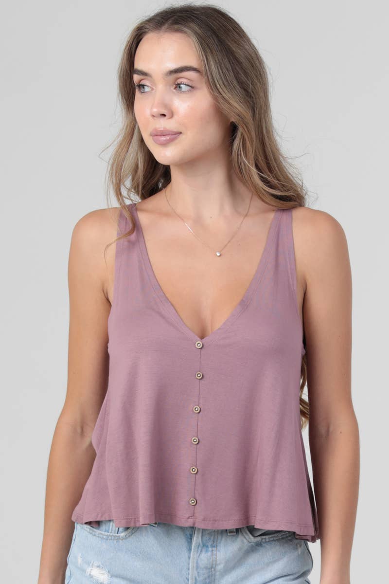 Olivia Open Back V-Tank