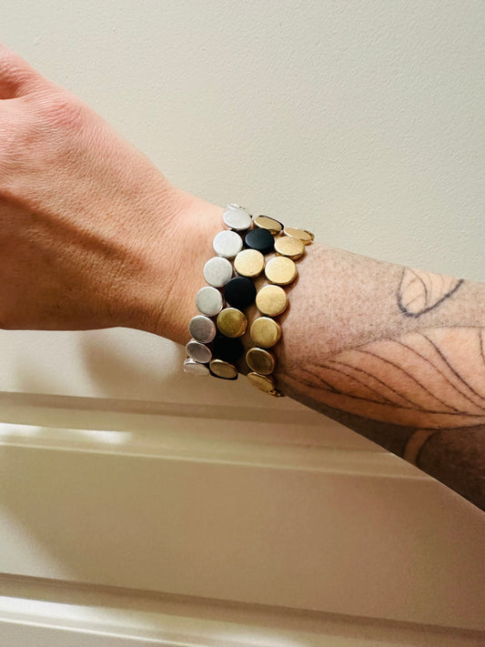 Flat Bead Bracelet