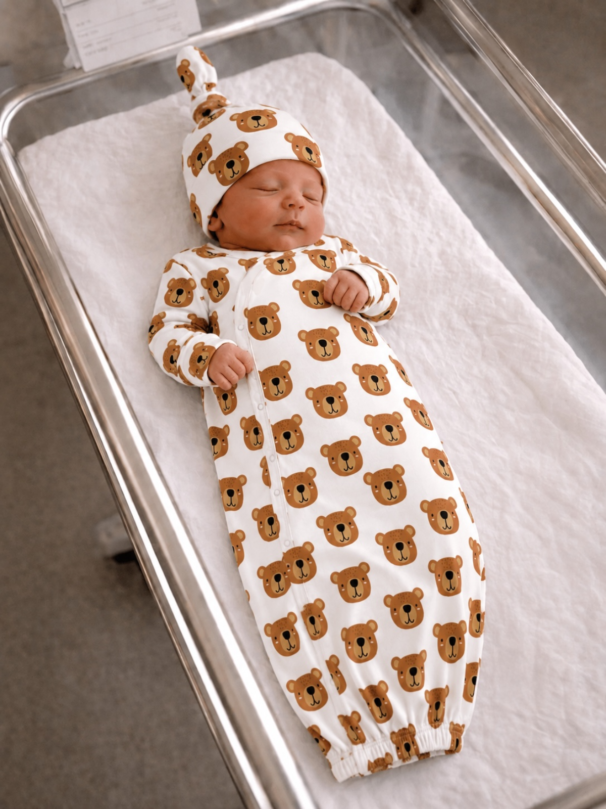 Baby Bear Organic Cotton Sleep Gown