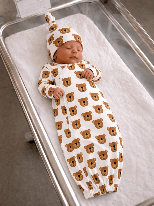 Baby Bear Organic Cotton Sleep Gown