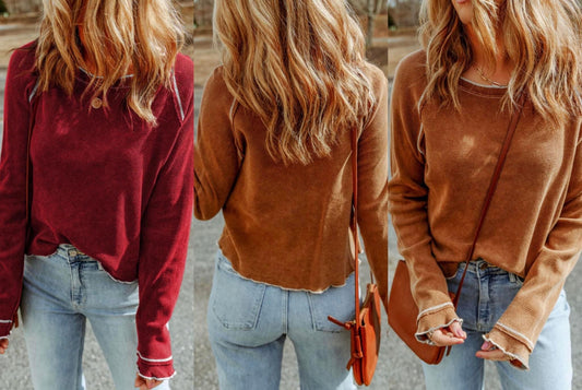 Frilly Sleeve Detail Top