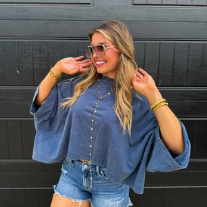 Washed Away Boxy Tee