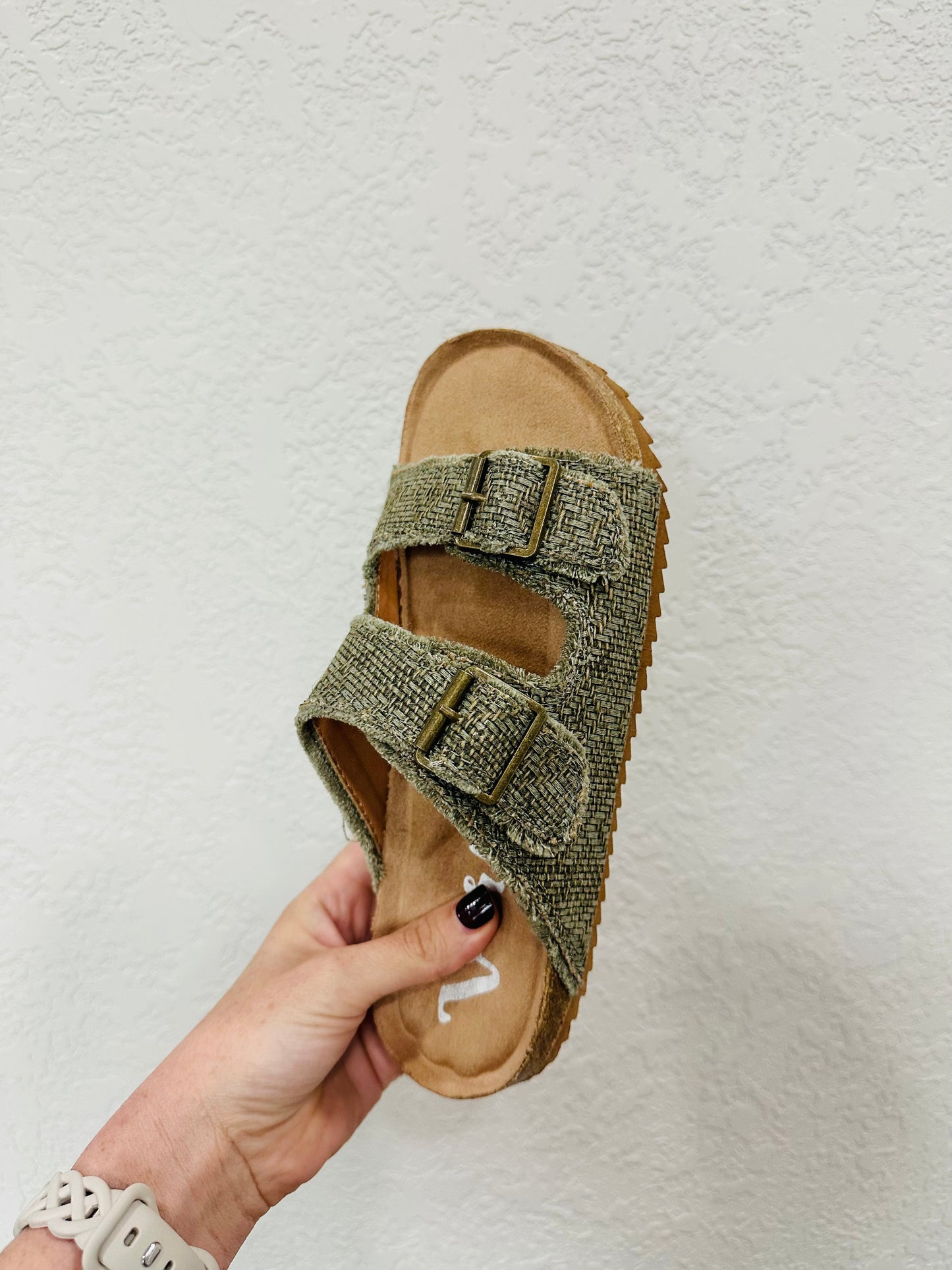 Sage Boho Woven Wanderer Sandals