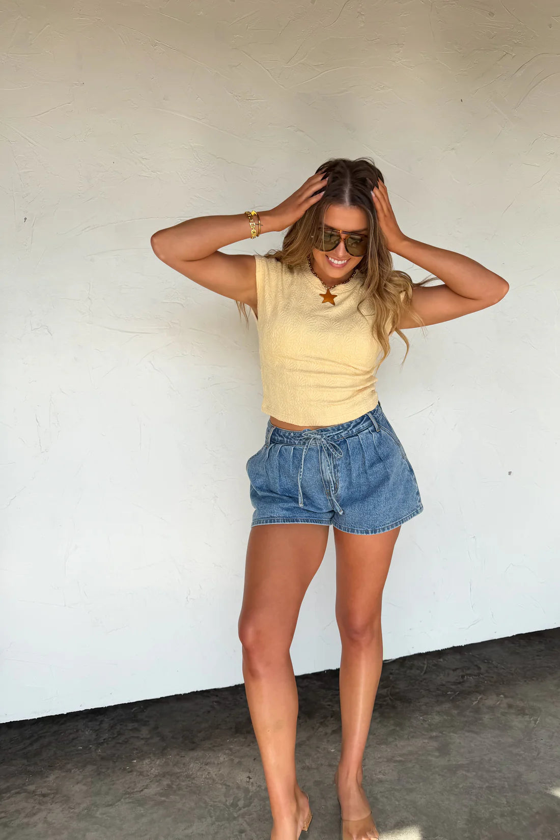 Spring Textured Layering Top PRE