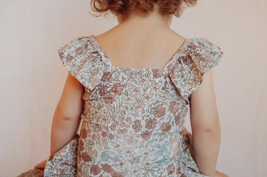 Opal Floral Ruffle Swimmie PreO