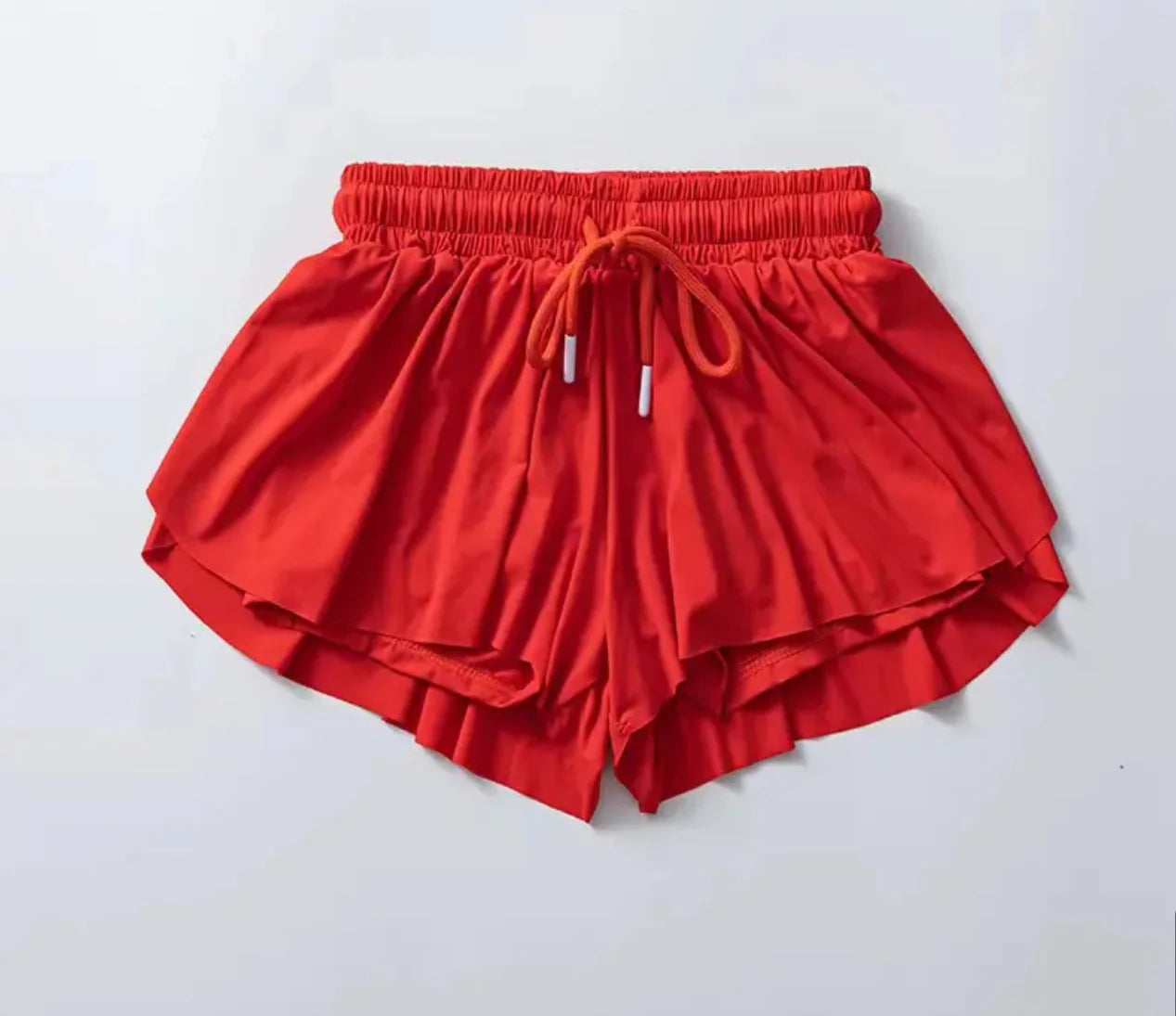 Girl’s Viral Flowy Shorts W/Built in Spandex