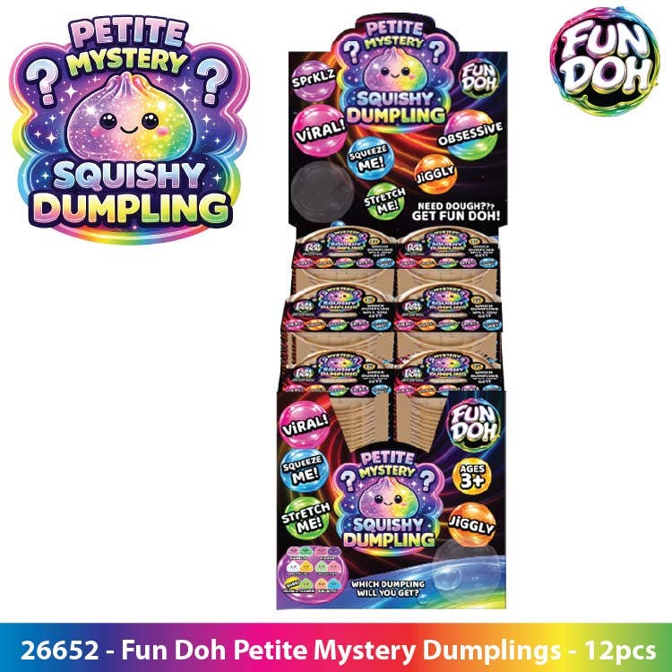 Fun Doh Petite 2.5-Inch Mystery Dumpling Squishy