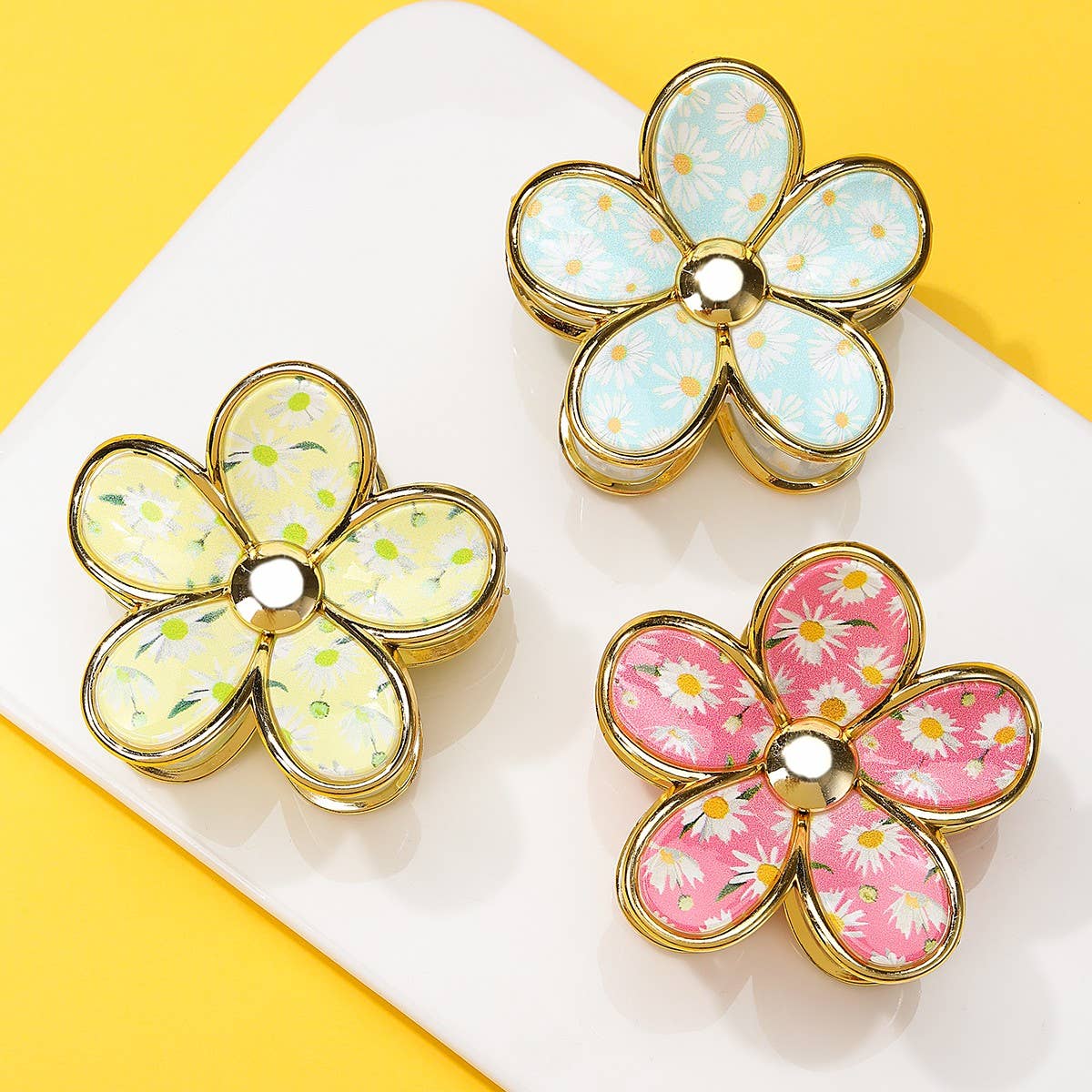 In Bloom Flower Claw Clips