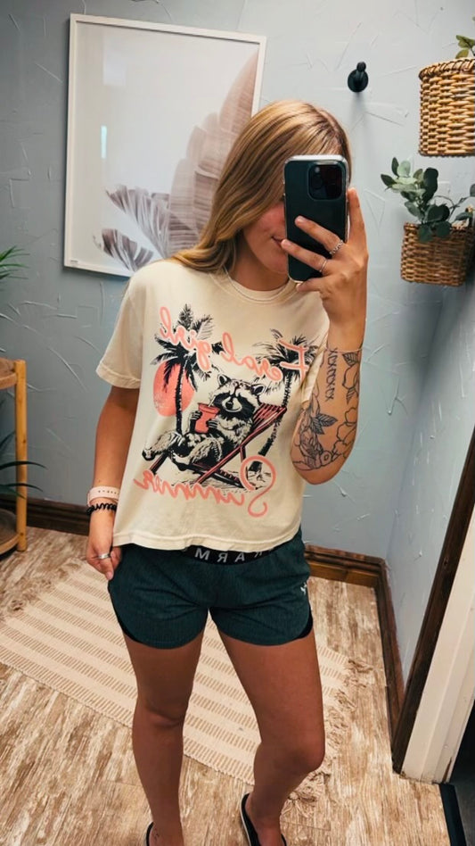 Feral Girl Summer - Full Length Comfort Color Tee