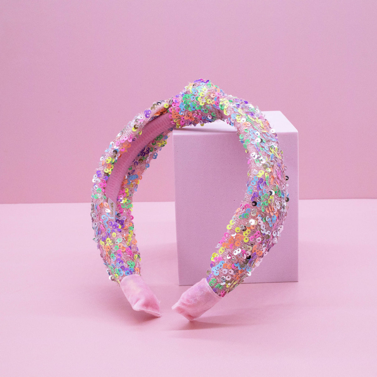 Kids Knotted Sequin Headband
