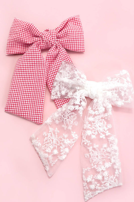 Pretty Vintage Bow Ribbon Hair Clip