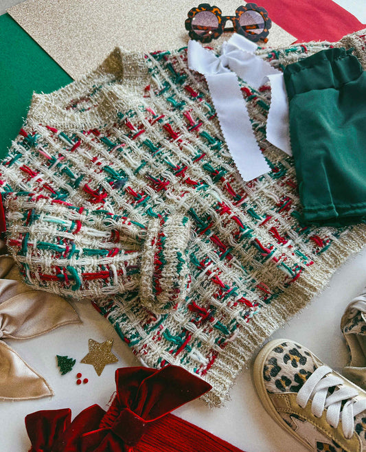 Savannah Tweed Christmas Sweater PreO