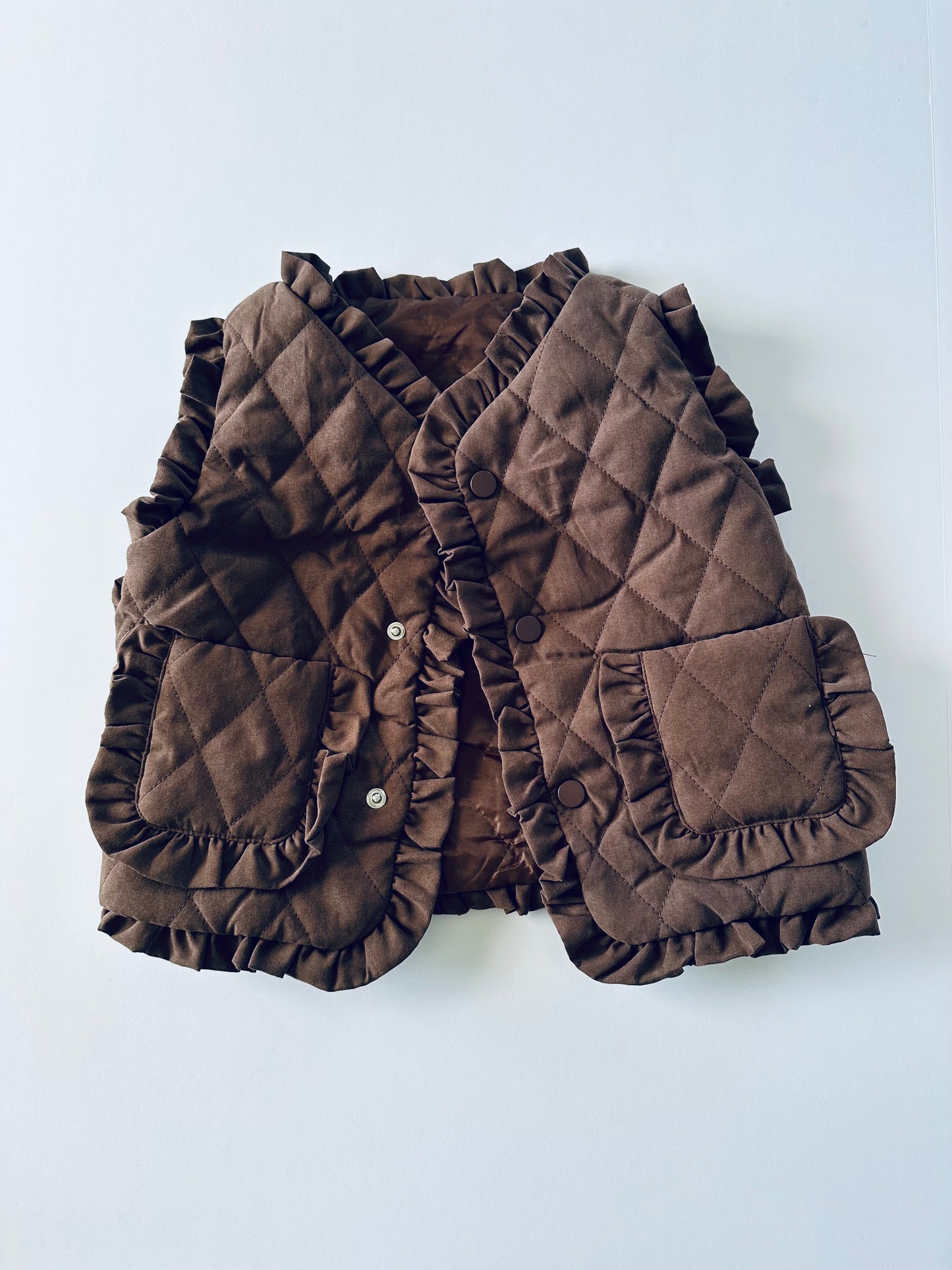 Quinn Quilted Oversized Vest RTS