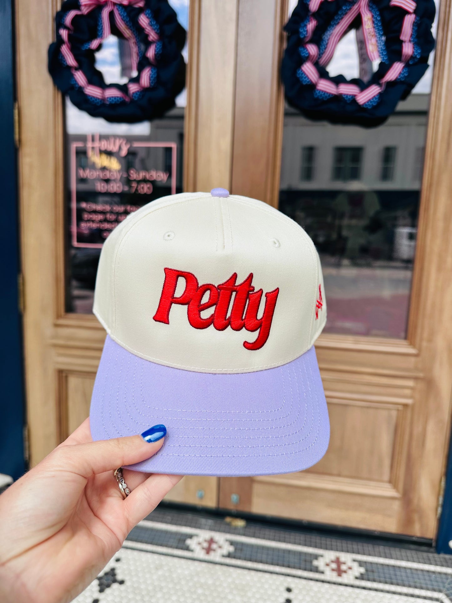 Petty Hat Purple + Red