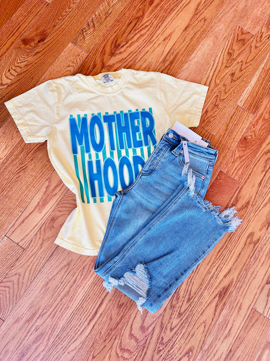 Blue Motherhood on Butter Tee