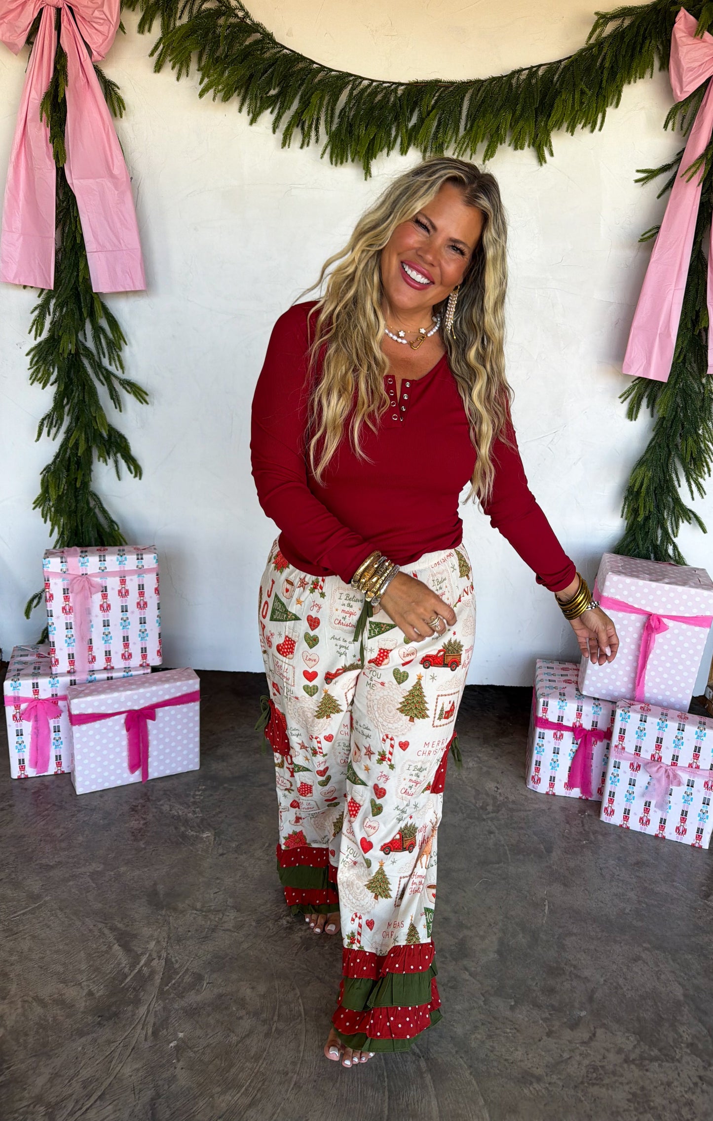 Vintage Christmas Bloomer Pants PREO