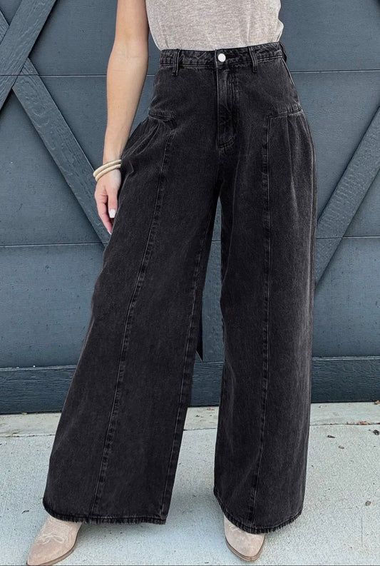 Ellora Pleated + Vintage Wash Denim PreO