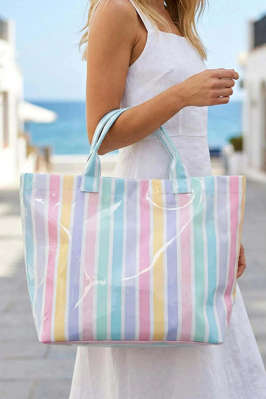 Warmer Weather Striped Totes