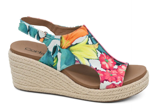 Hawaiian Tropics Floral Wedge