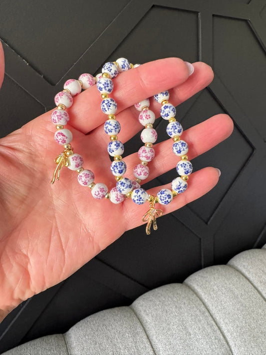 You’re Like Really Pretty Chinoiserie Bracelets
