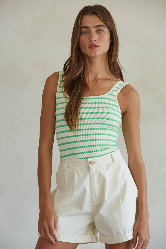 Sicily Spandex Ribbed Bodysuit
