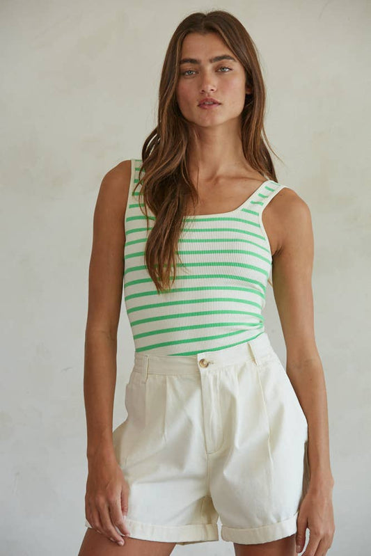 Sicily Spandex Ribbed Bodysuit