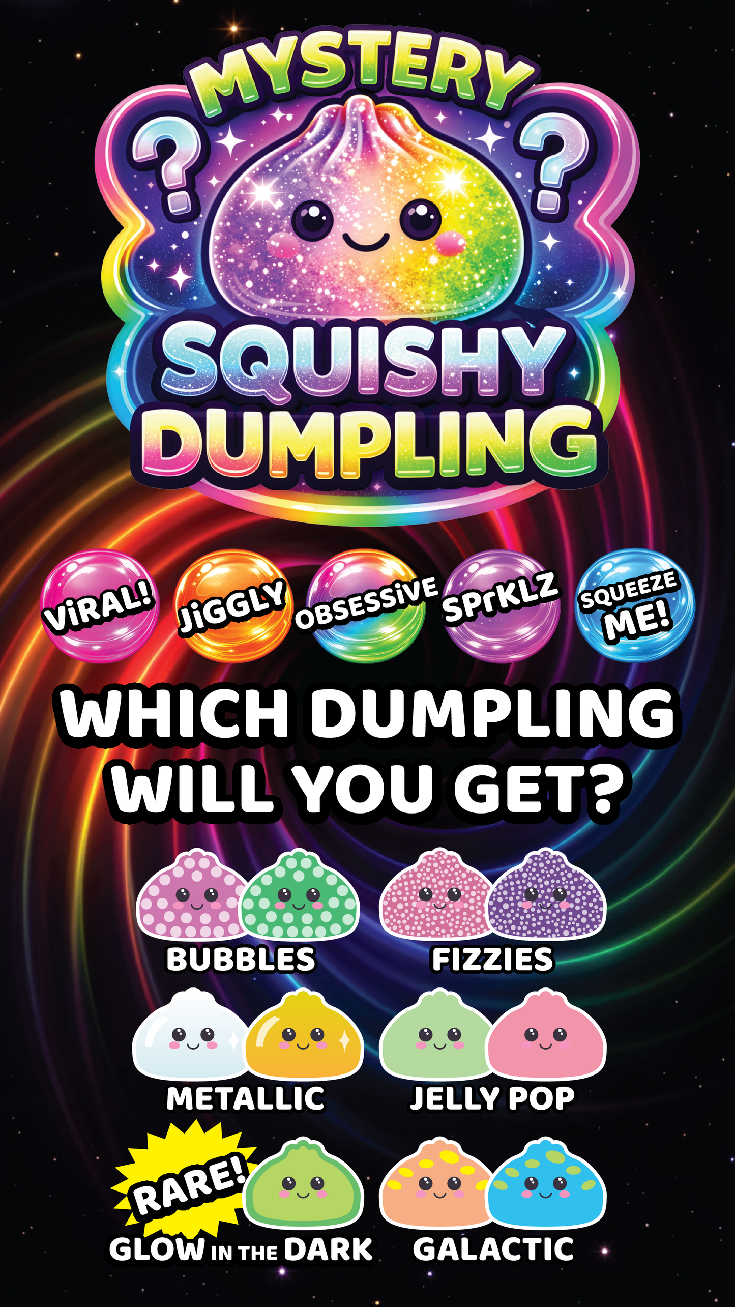 Fun Doh Mystery Dumpling Squishy