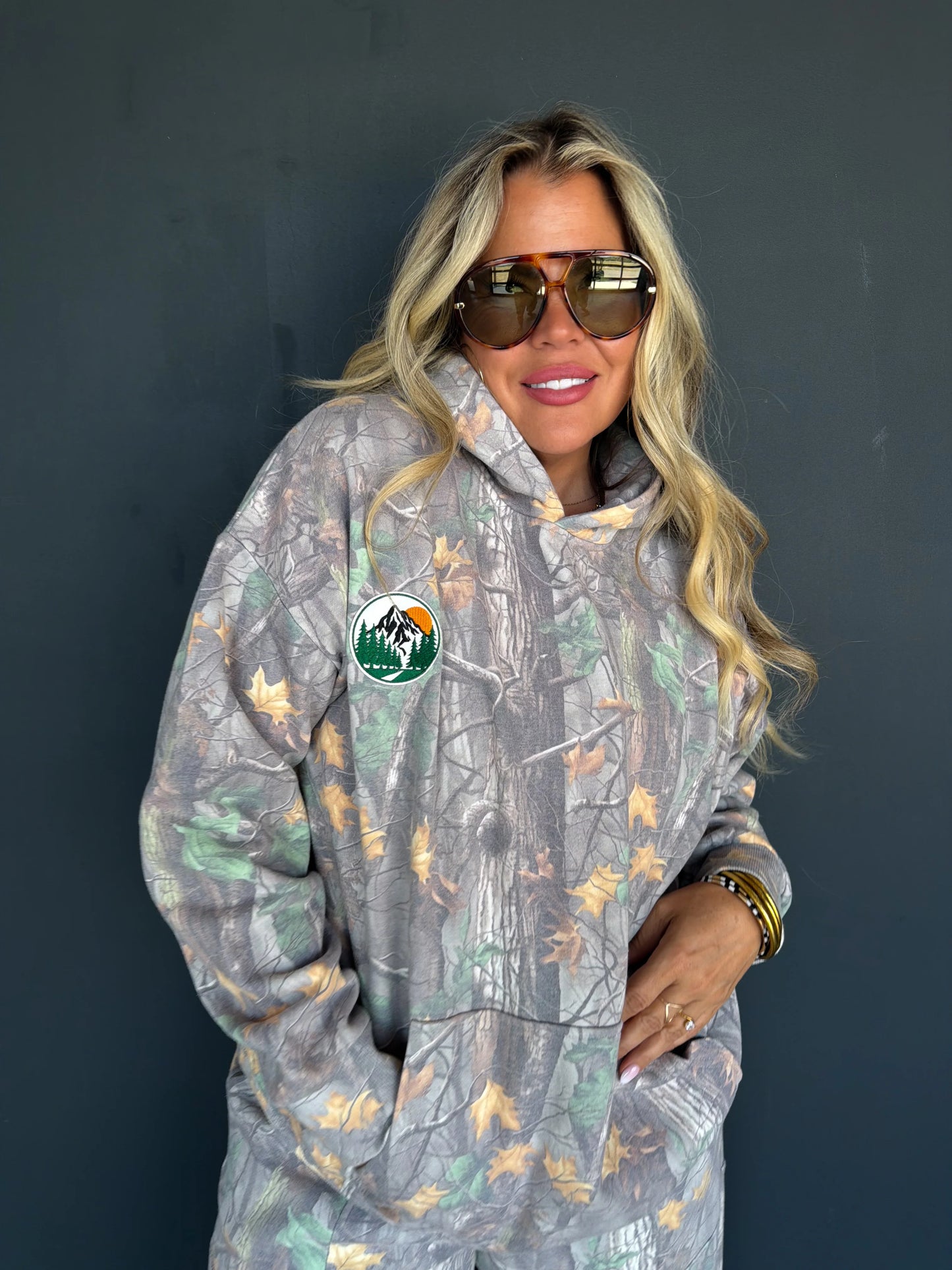 Hidden Trail Camo Hooded Pullover PREO