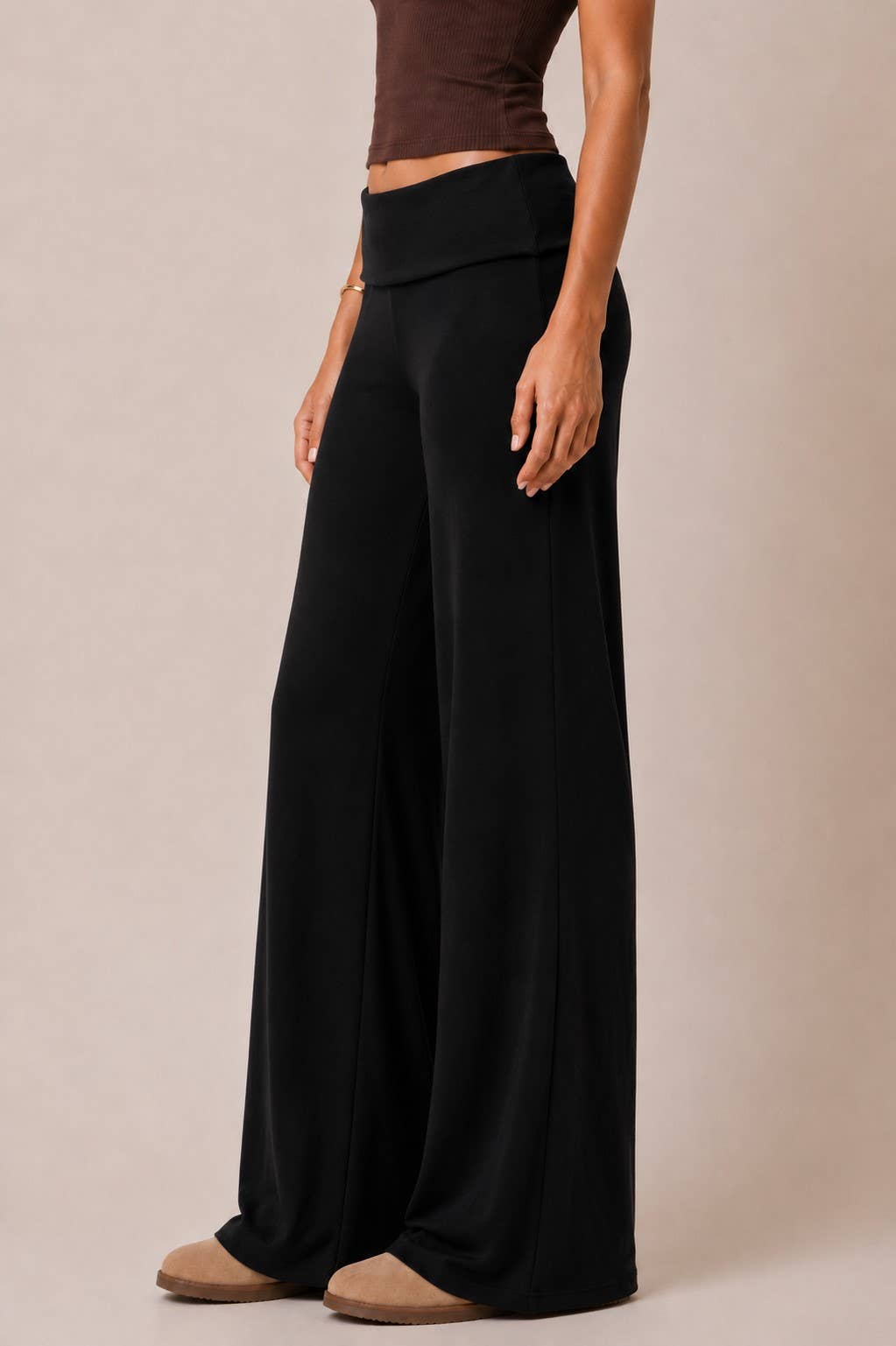 Buttery Wide Leg Fold Over Lounge Pants