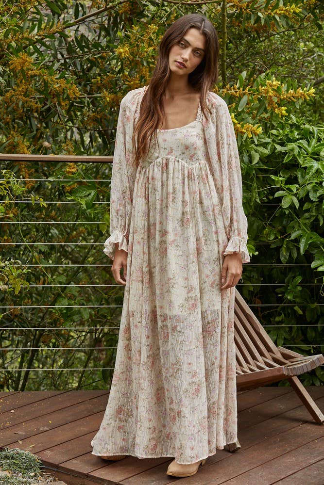 Clara Chiffon Floral Maxi