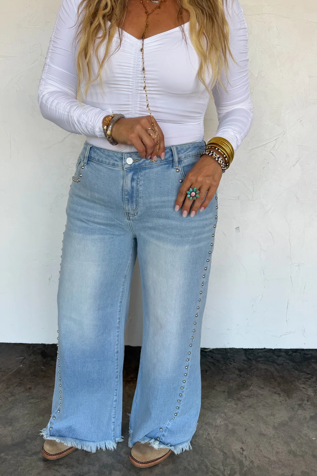 Dolly Parton Me Studded Denim PREO