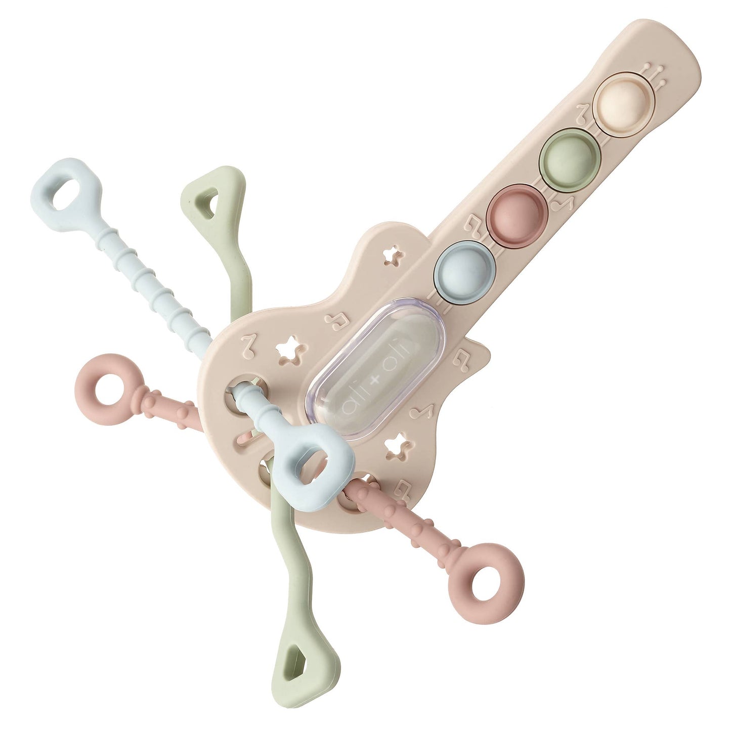 Ali+Oli Guitar Sensory Pull & Teether Activity Toy